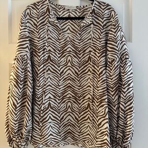 Lafayette 148 silk blouse